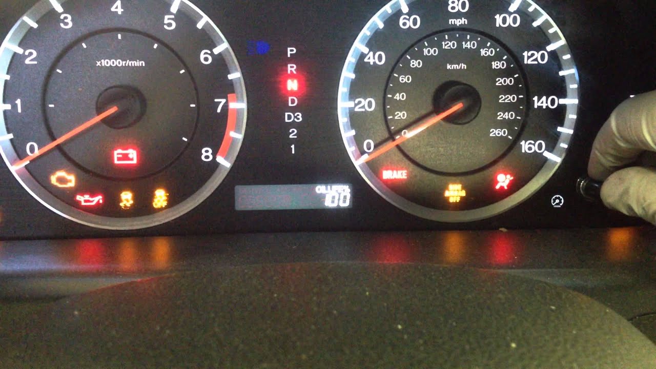 Reset Oil Maintenance Light - 2010 to 2011 Honda Accord
