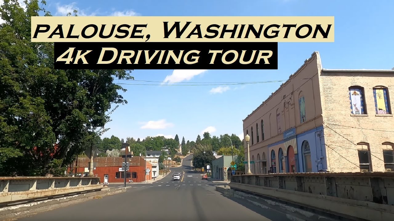 Palouse, Washington | 4k Driving Tour | Dashcam