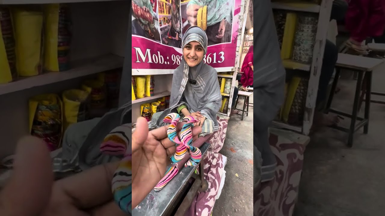 ये लड़की कितना सुंदर काम करती है 👌| Lakh Bangles Jaipur