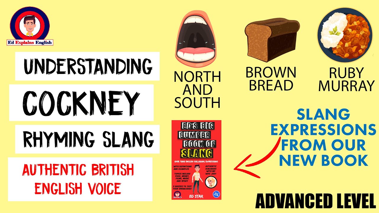 Slang English - Understanding Cockney Rhyming Slang - 50 Examples Authentic British Voice - ESL