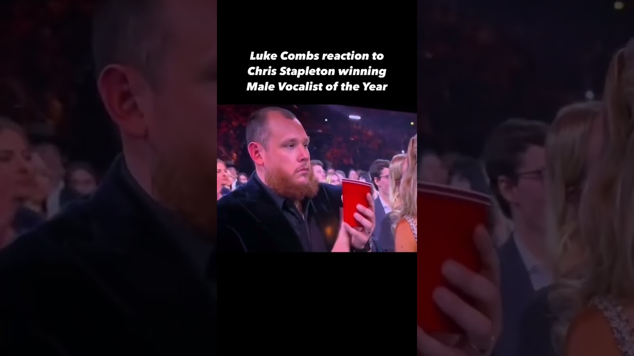 His WHAT!? #chrisstapleton #lukecombs #cmaawards #shorts #countrymusic