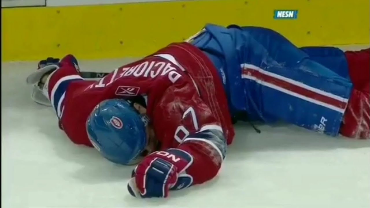 Bruins - Canadiens rough stuff 3/8/11 (Chara/Pacioretty)