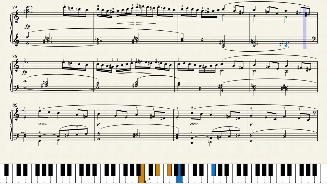 베토벤 피아노소나타 발트슈타인 1악장 | Beethoven Piano Sonata Op.53 No.21 