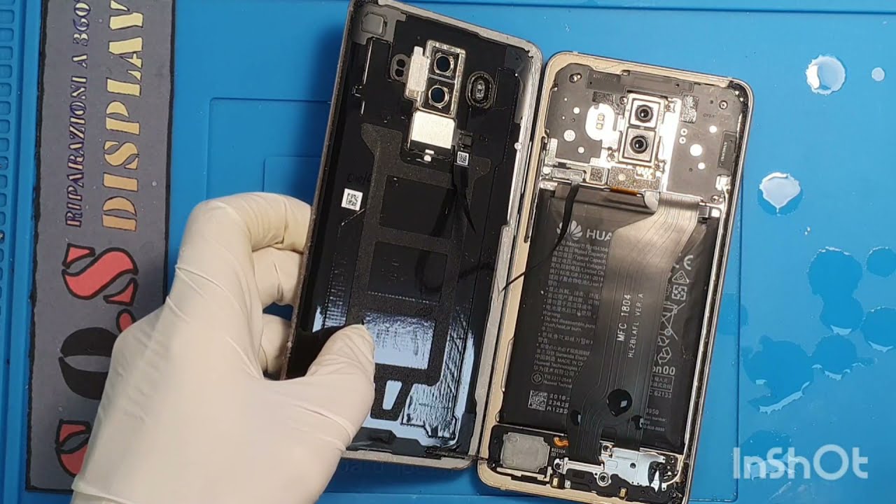 Sostituzione display Huawei mate 10 pro BLA-L09 con display originale compreso batteria