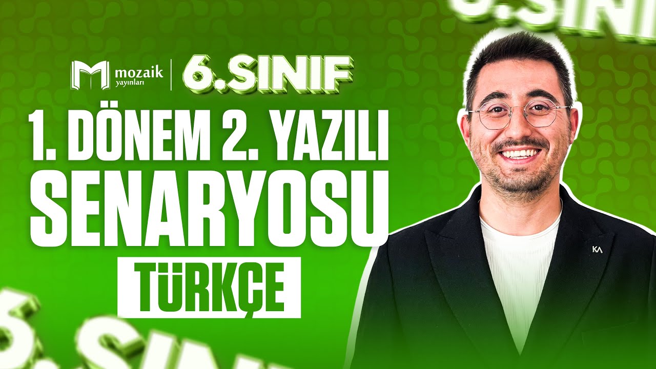 6. Sınıf Türkçe 1.Dönem 2.Yazılı | Genel Tekrar | Yazılı Hazırlık