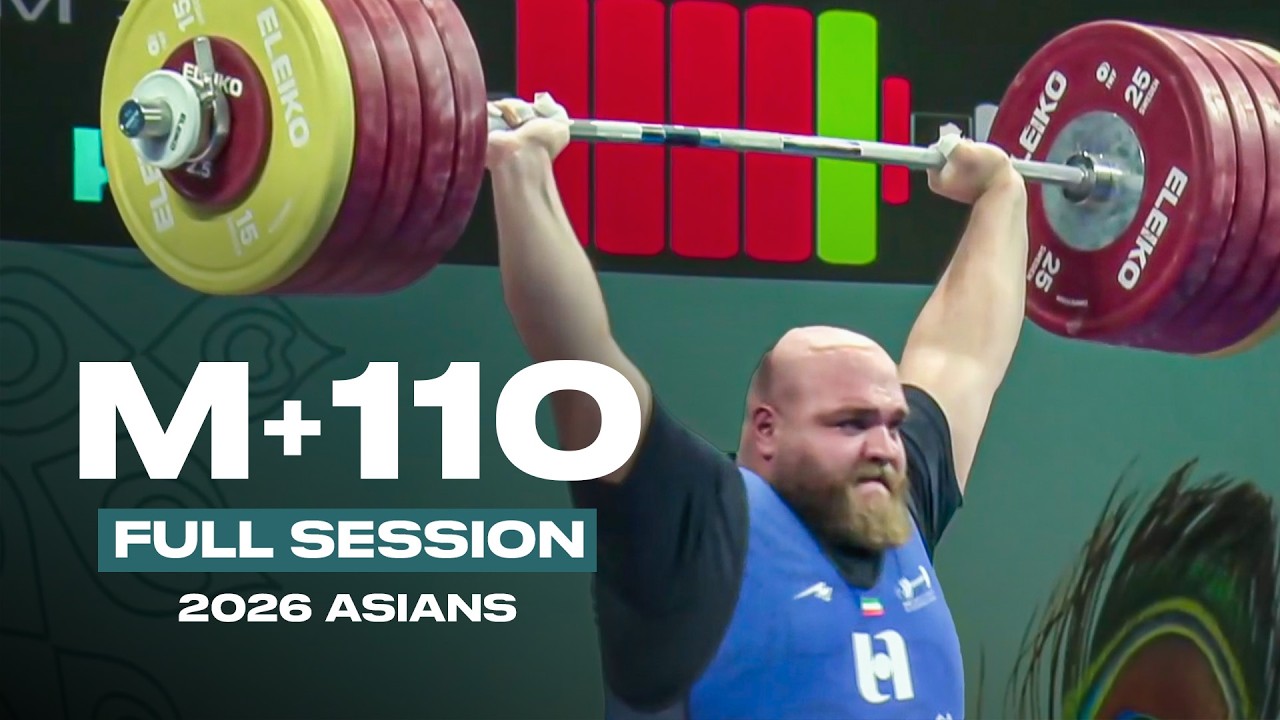 Men's +110kg 2026 Asian Weightlifting Championships | Full Session