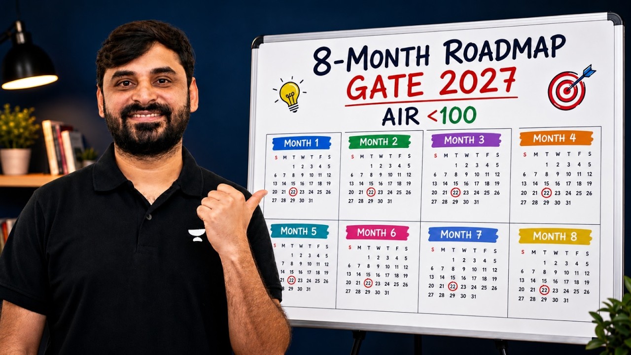 How to Crack GATE 2027 in 8 Months 🔥 Complete Roadmap | Ankit doyla sir