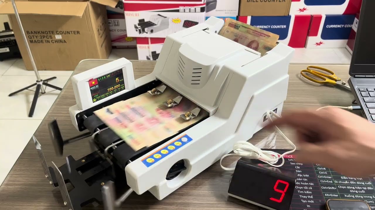 Hướng Dẫn Sử Dụng Máy Đếm Tiền Băng Tải Full Chức Năng – Tối Ưu Quy Trình Đếm Tiền 2026