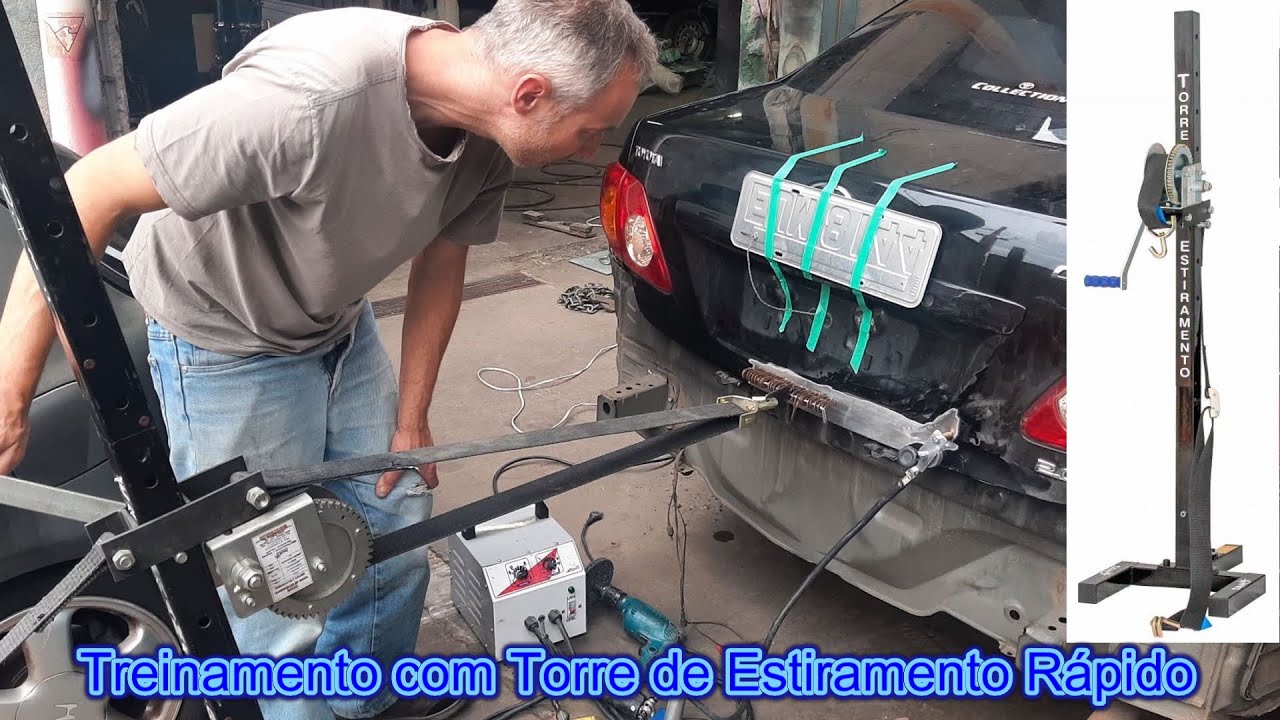 1858 Treinamento com Torre de Estiramento R&aacute;pido