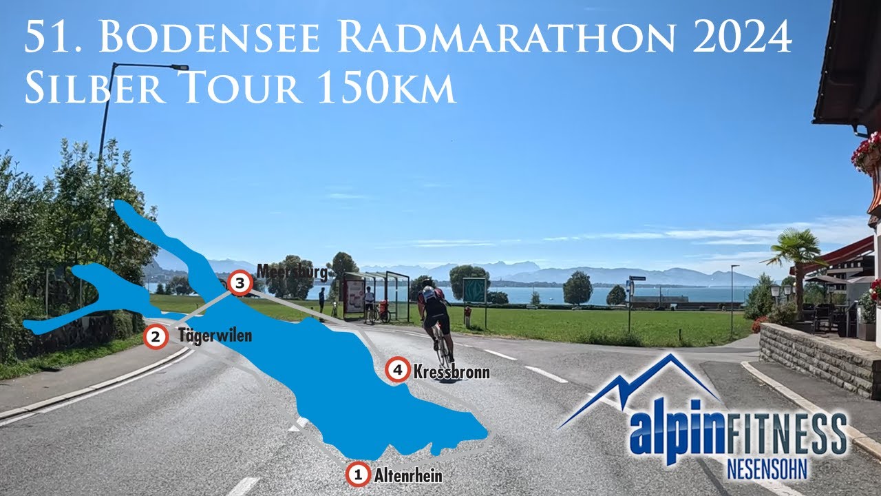 51.Bodensee Radmarathon 2024 :: Bodensee Rundfahrt :: Silber Tour 150km