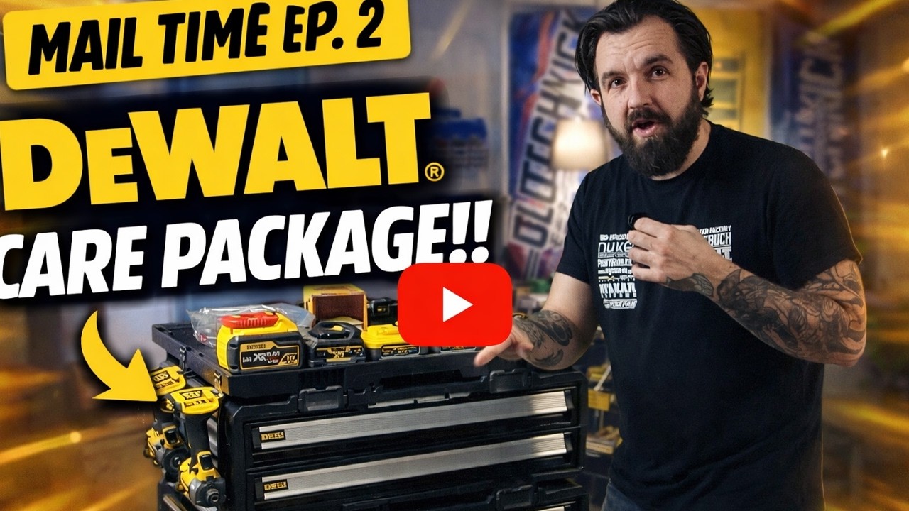 Mail Time Ep.2 📦 DeWalt Care Package for the New Drift Season