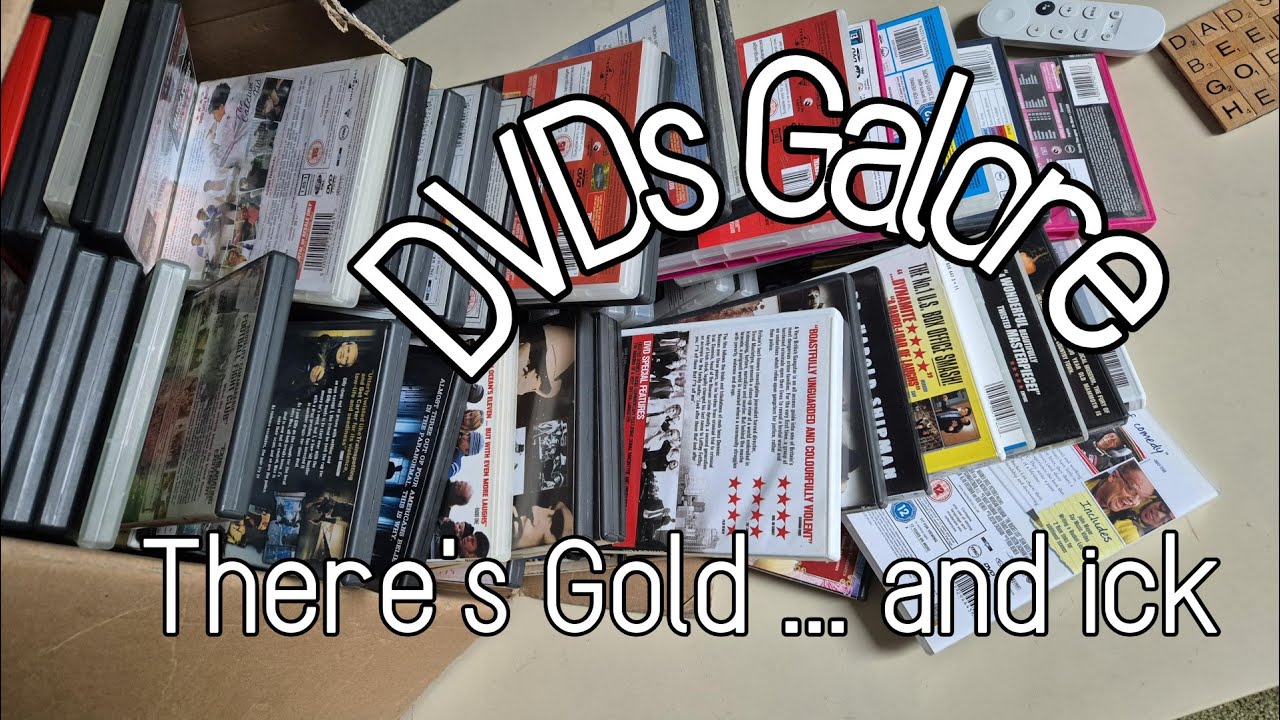 Picked up a Box of DVDs and there is Gold inside ... and some ick!