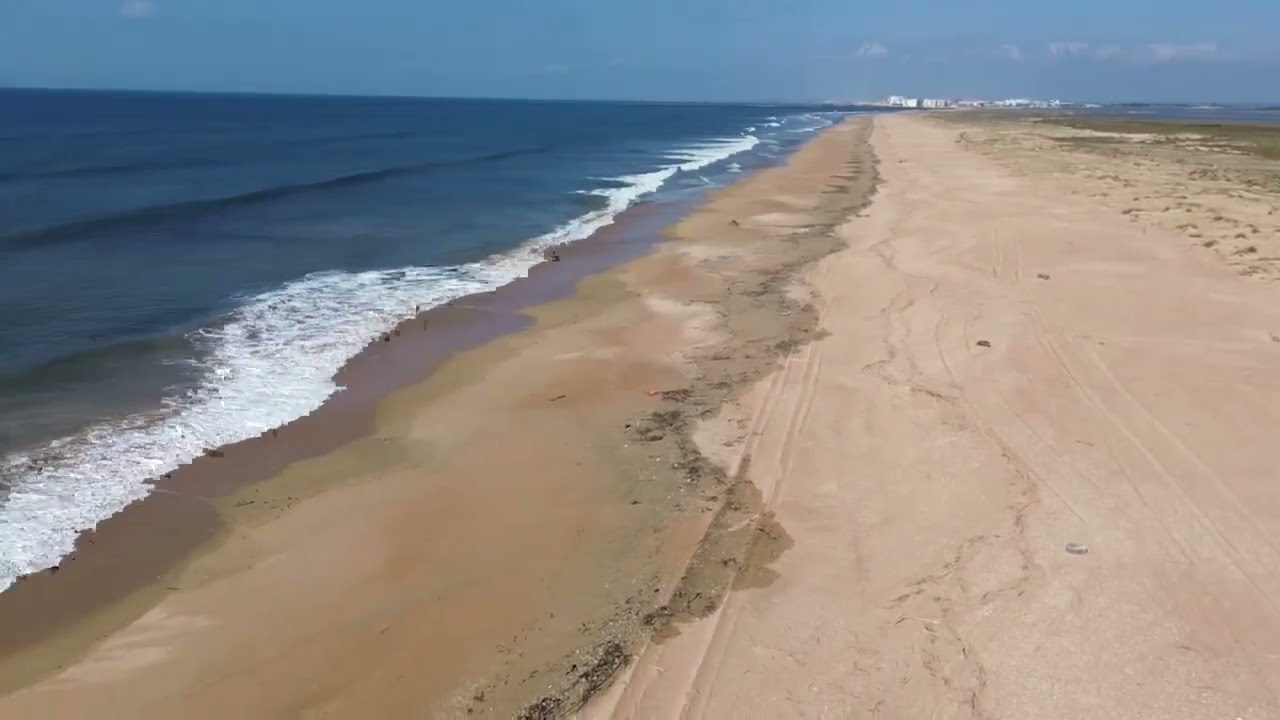 Playa del espigón, huelva