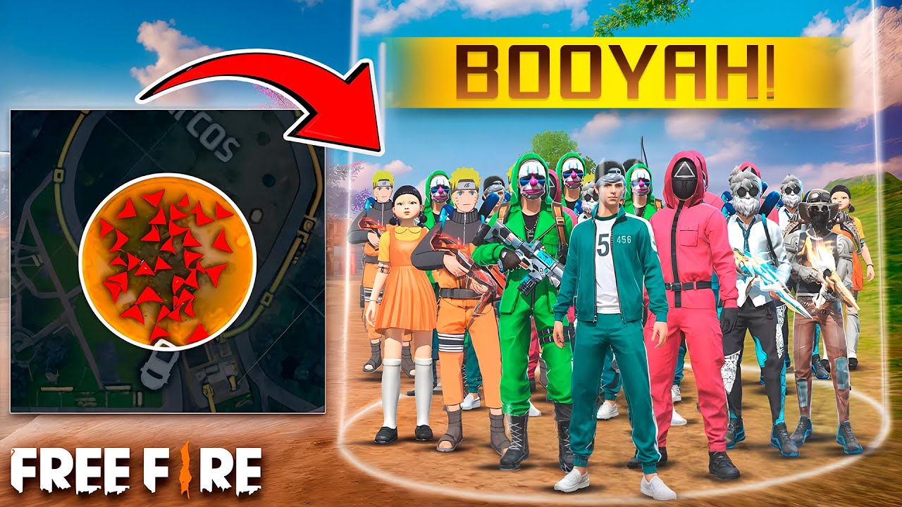 REUNÍ A “100 PERSONAS” AL FINAL DE LA ZONA 😱 FREE FIRE