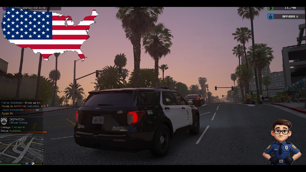 [ NO COMMENTARY ]  LSPDFR 0.4.9🚔 - LA Revo - LAPD - | Stolen Bus - 2K