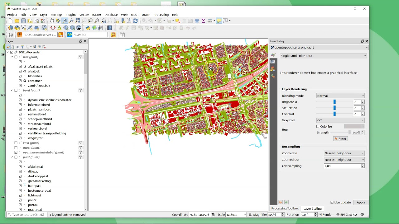 BGT import in QGIS