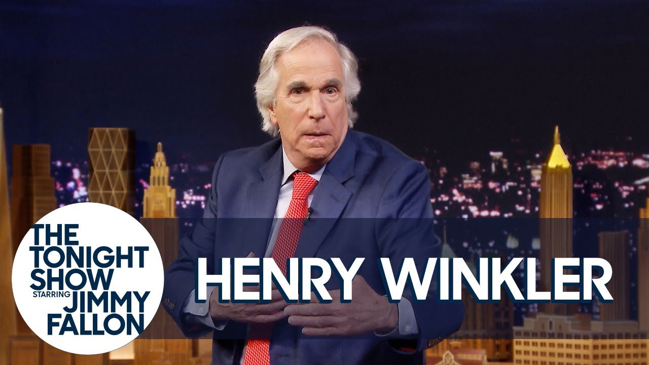 Henry Winkler Kicks Off His Tonight Show Interview with "The Fonz" Dance