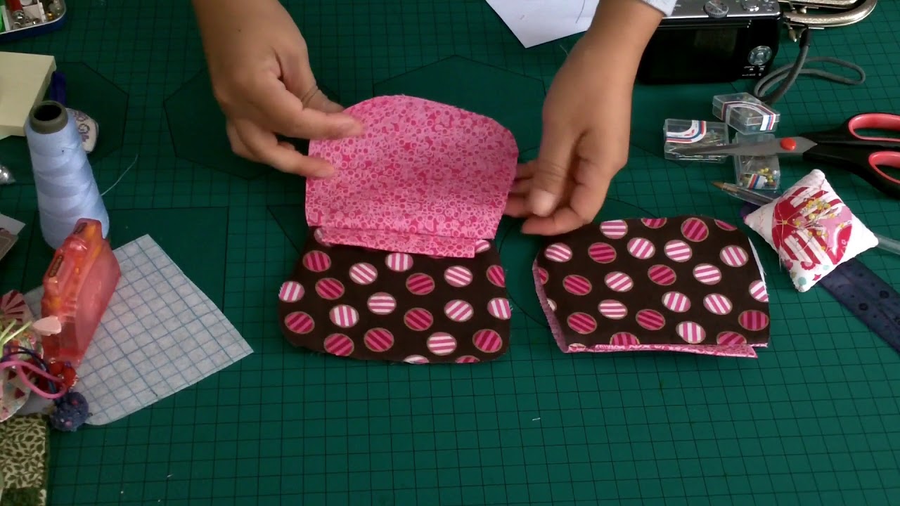 Comment faire un porte monnaie en tissu clic clac (Niveau facile)