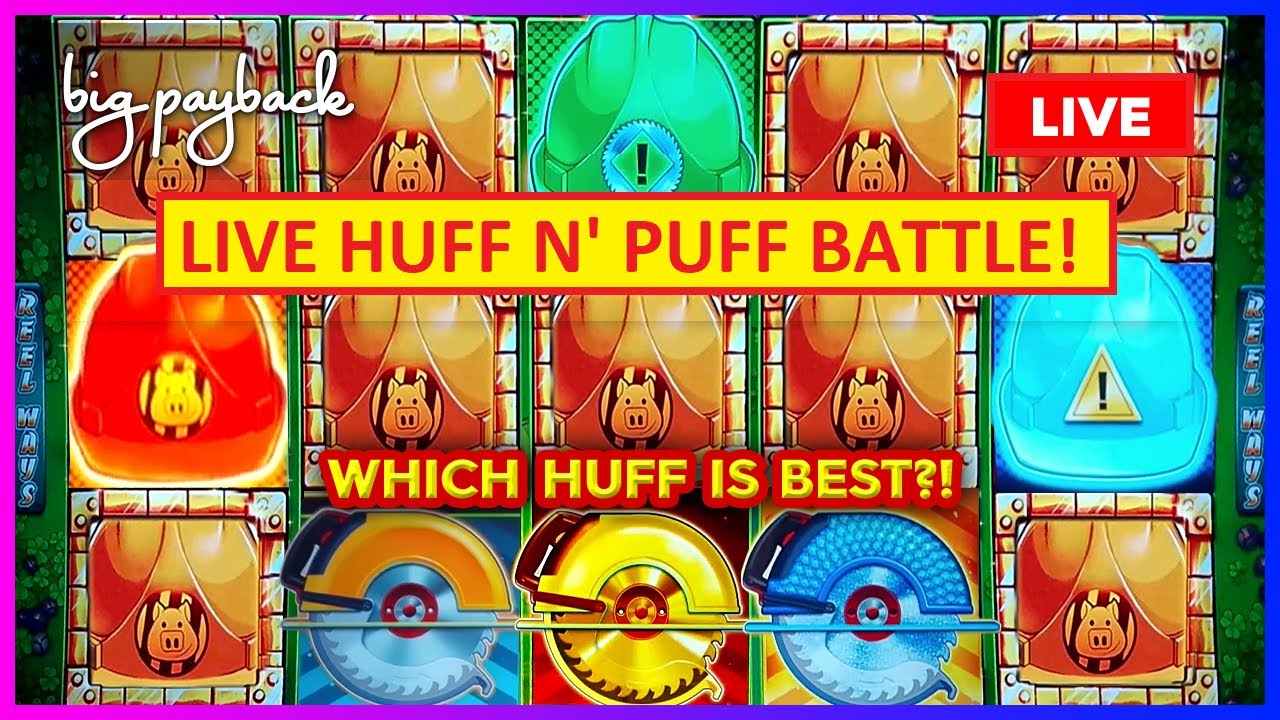 🔴 2 DIAMOND BUZZ SAW BONUSES!! ALL HUFF N' PUFF at JACK THISTLEDOWN!