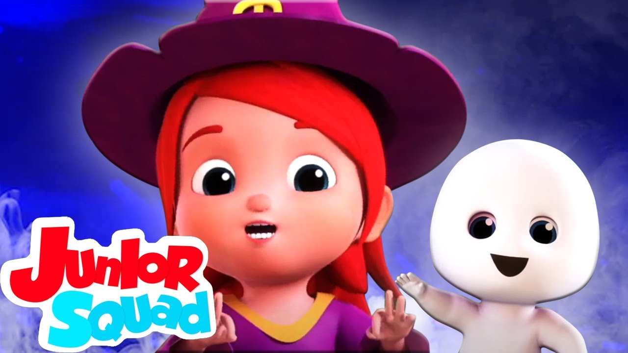 Batida de halloween | Videos educacionais | Animação | Junior Squad Português | Desenhos animado