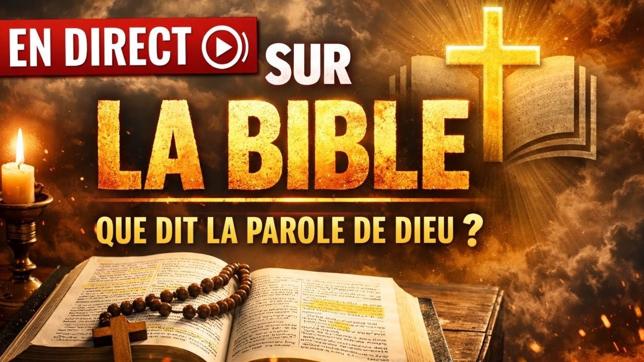 🔴 EN DIRECT – La Bible parle aujourd’hui 📖 | Que dit vraiment la Parole de Dieu ? 