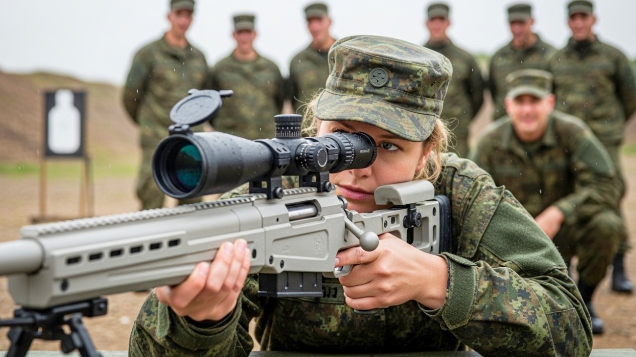 “Want to Hold a Gun?” The #1 SEAL SNIPER Mocked Her — She Broke His 10-Year Record