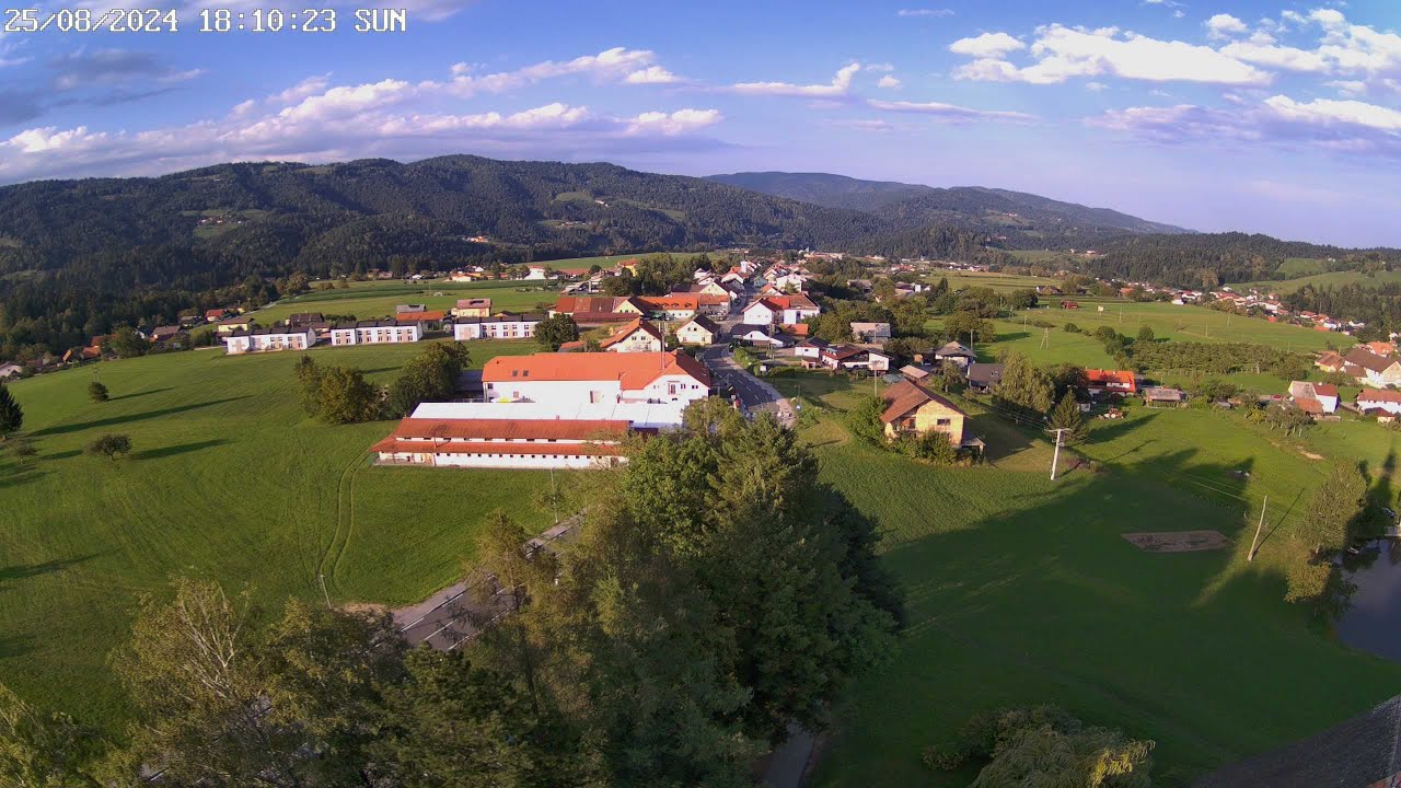 Spletna kamera Lovrenc na Pohorju, avgust 2024