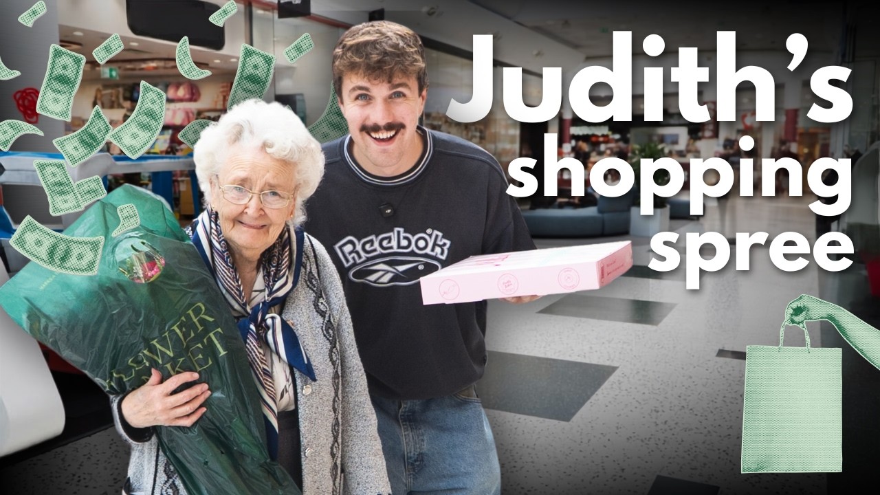 Taking 86 year old care home resident Judith on the shopping spree of her lifetime!