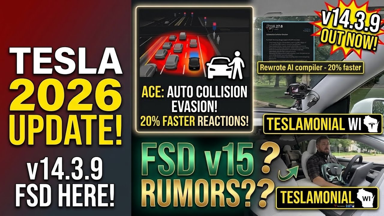 Tesla Update 2026.27.6: FSD 14.3.9 & Collision Evasion Explained