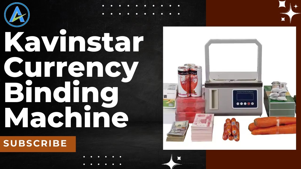 Best Heavy Duty Currency Binding Machine for Banks and Cash Counters😀👌