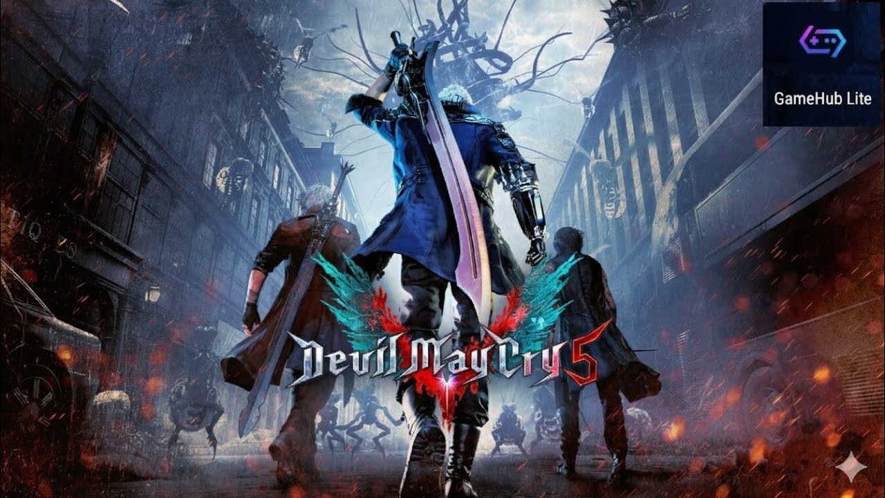 Devil May Cry 5 on Gamehub Lite 5.1.0 Ludashi - Odin 2 Portal Base - Settings Shown 