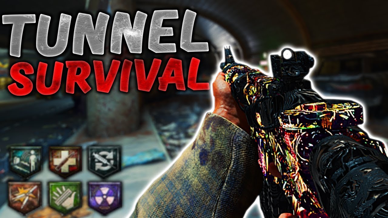 *NEW* Underground Tunnel Survival Map...(TranZit Remastered)