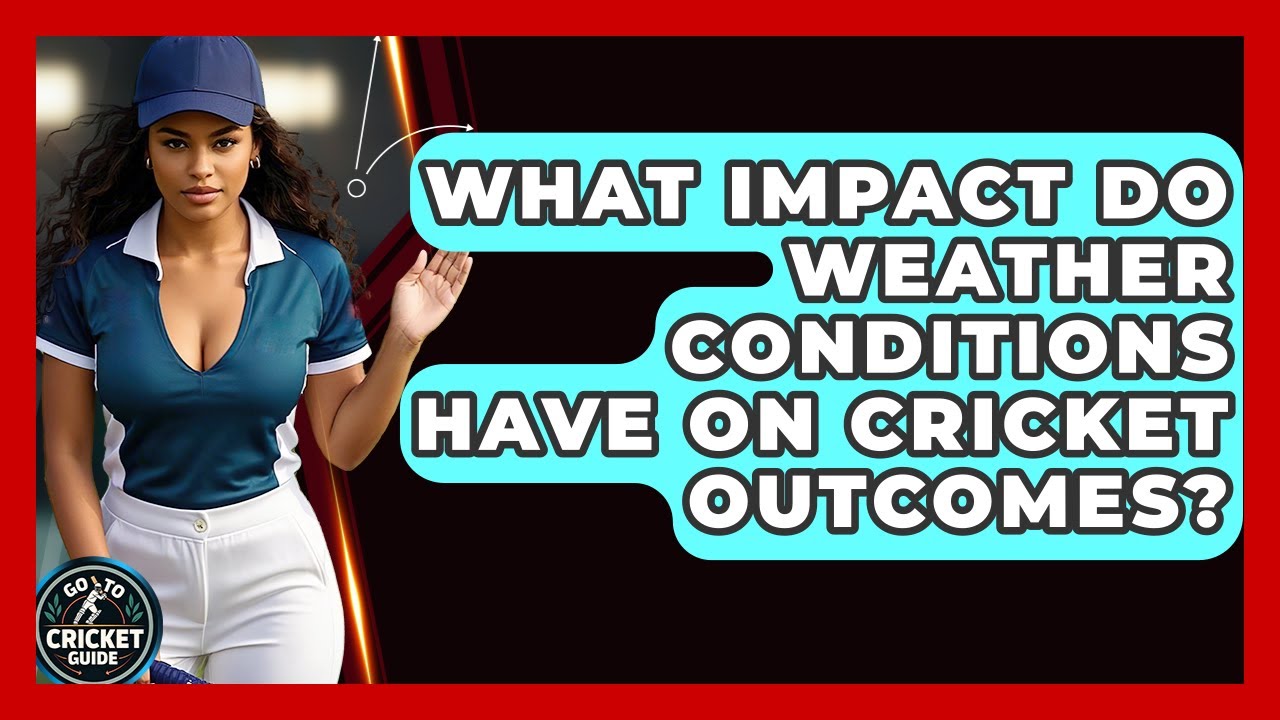 What Impact Do Weather Conditions Have On Cricket Outcomes? - Go-To Cricket Guide