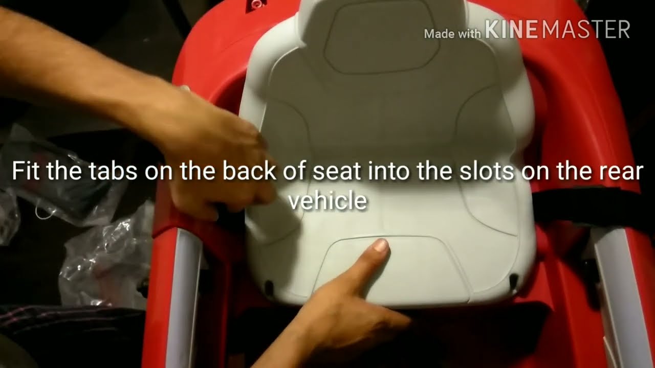 Audi TT RS battery powered ride-on assembly
