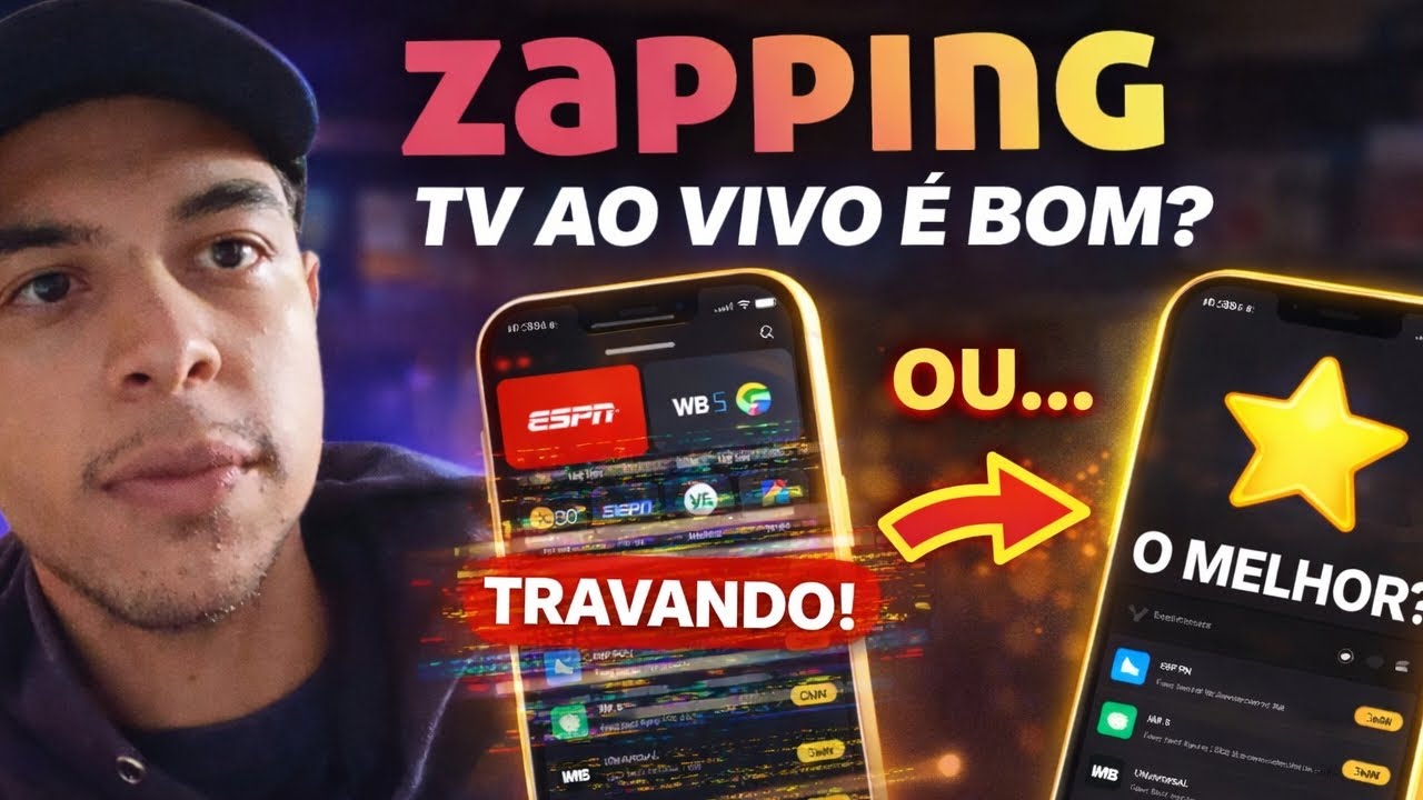 Zapping Tv ao VIVO &eacute; Bom? Zapping TV ao Vivo Trava? ((Qual Melhor App))Canais de TV ao vivo Zapping