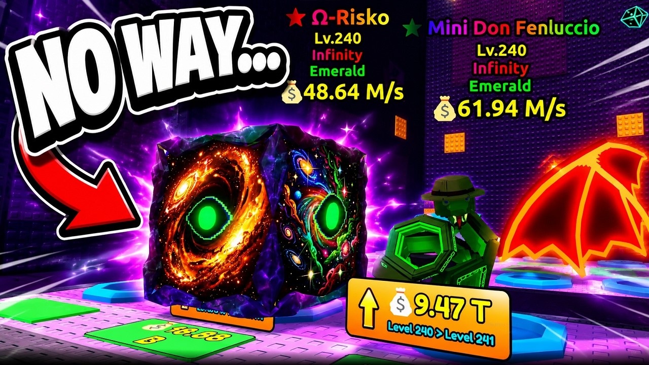 OMG...I GOT 2 BEST INFINITY In ESCAPE TSUNAMI FOR BRAINROT! (ROBLOX FUNNY MOMENTS)