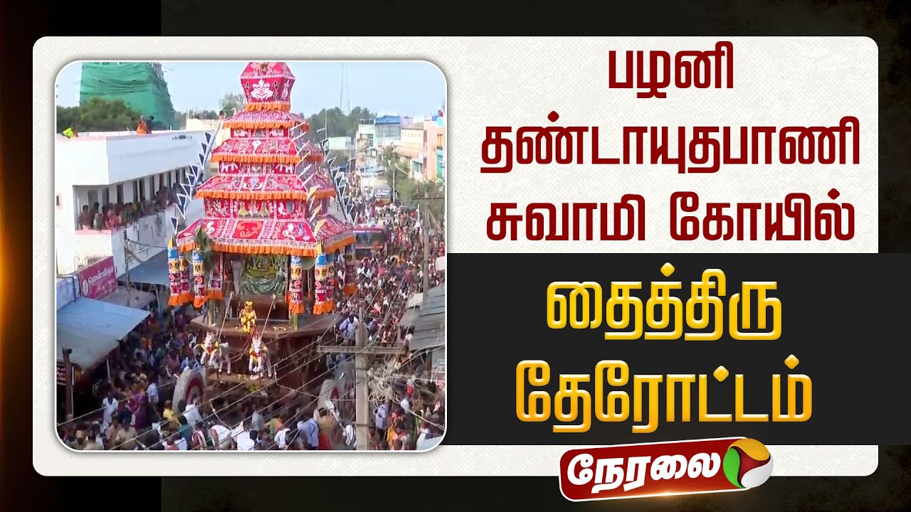 🔴LIVE | Palani Kovil Car Festival | பழனி தண்டாயுதபாணி சுவாமி கோயில் தைத்திரு தேரோட்டம்