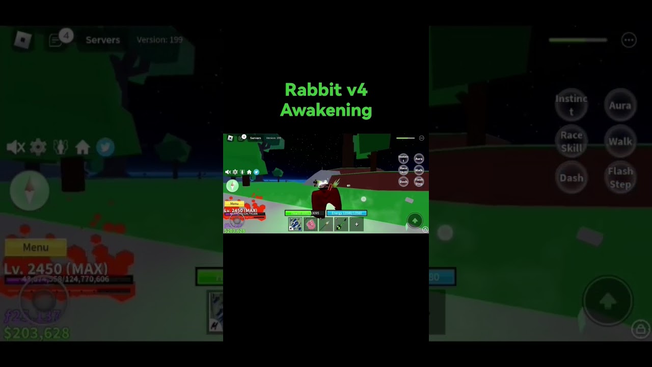 Rabbit V4 Awakening #bloxfruit #bloxfruitraceawakening #bloxfruitracev4 #roblox