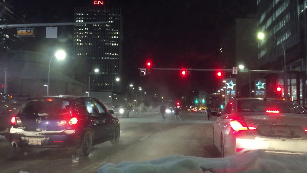 Downtown Edmonton winter 2020