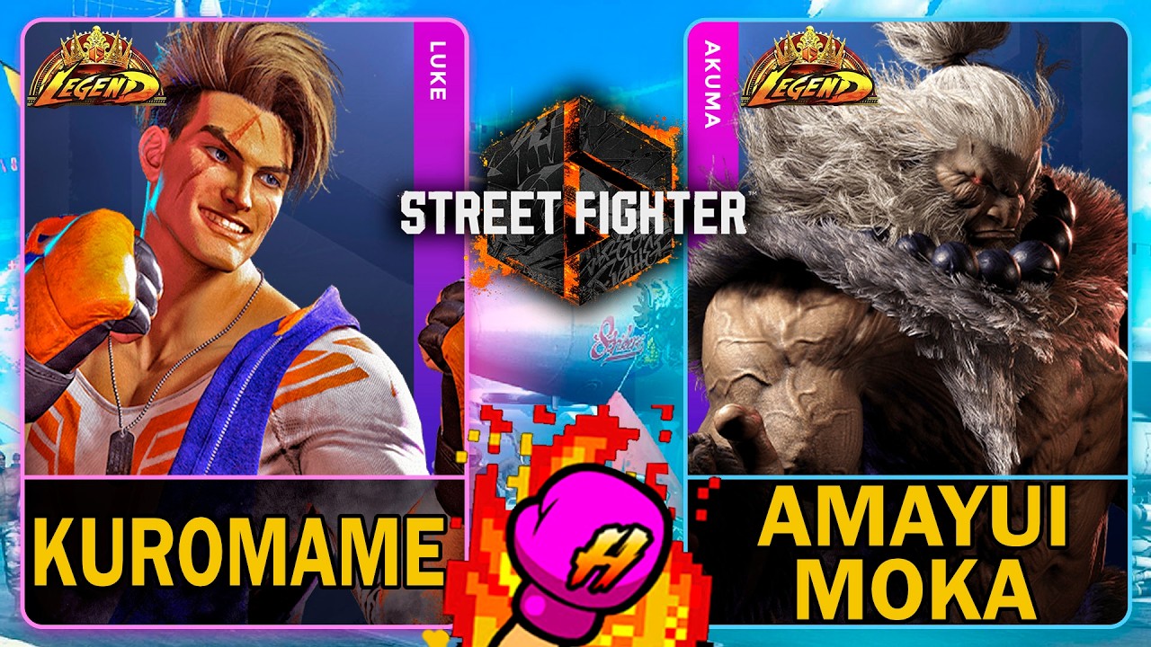 SF6 Kuromame (LUKE) VS Amayui_Moka (AKUMA)🥊Street Fighter 6🥊スト6🥊4K 60ᶠᵖˢ