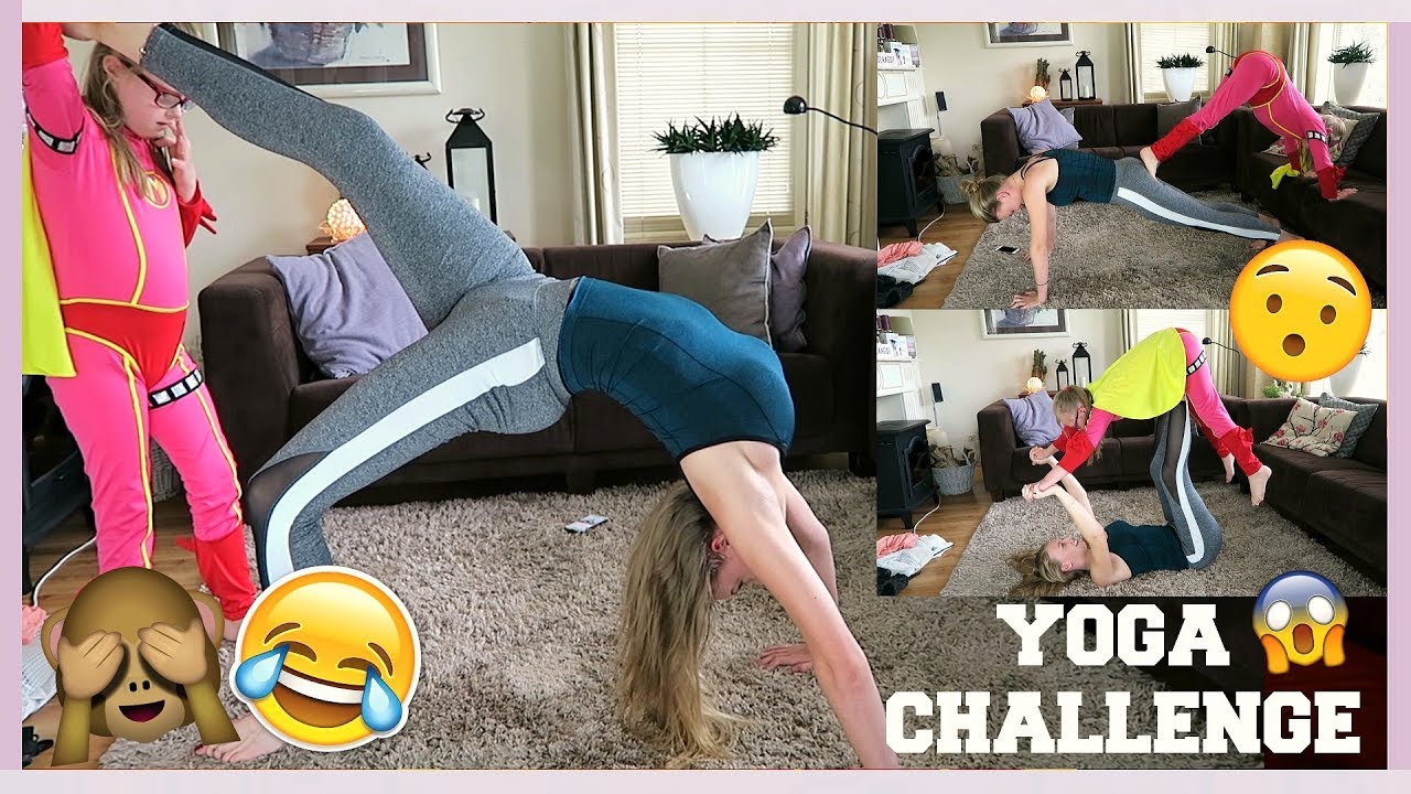 YOGA CHALLENGE met mijn zusje EMMA