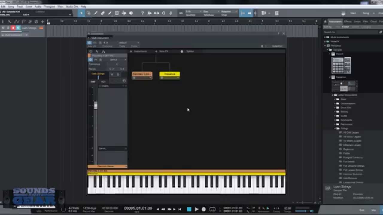 Studio One 3 Layering Multi Instruments & FX - SoundsAndGear.com