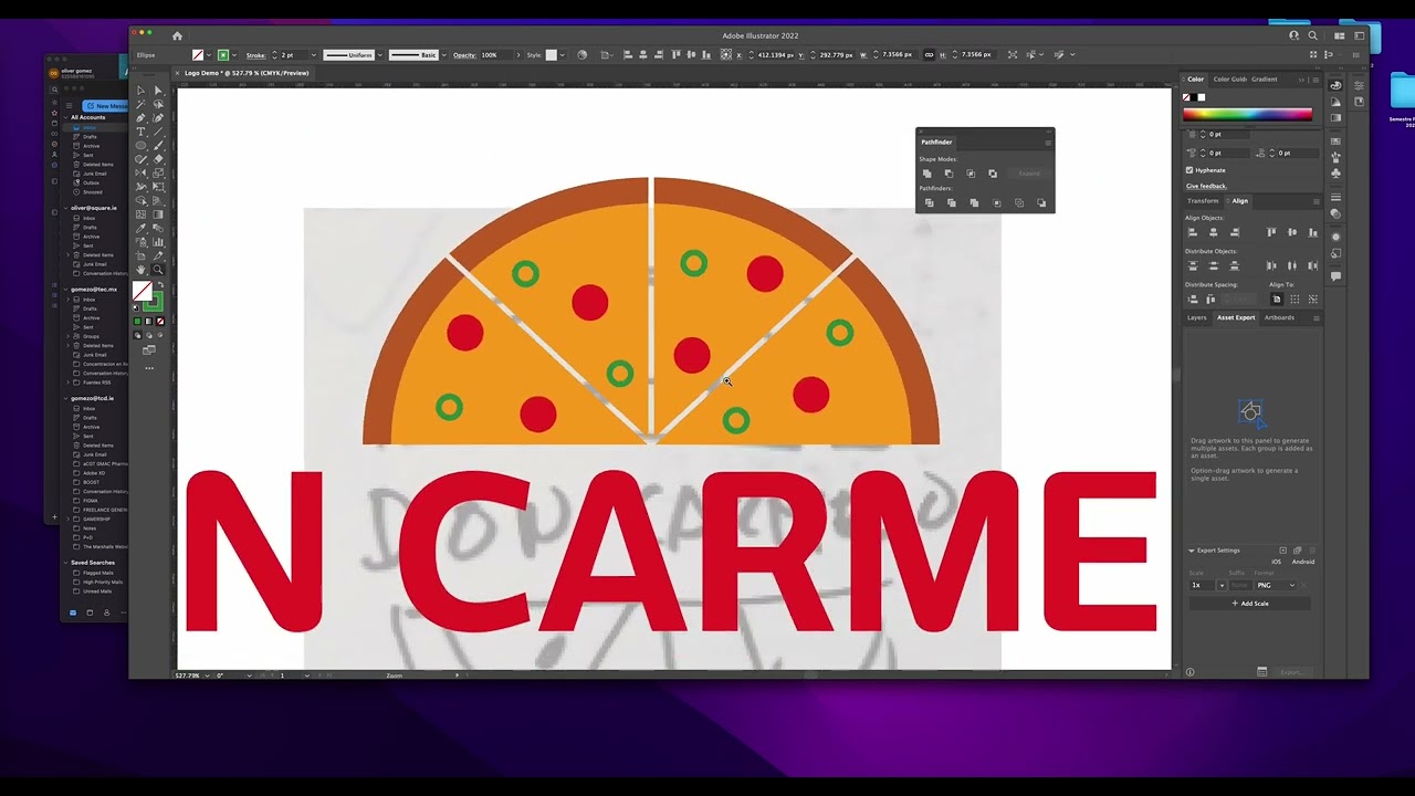 Adobe Illustrator, creando un logo sencillo para pizzeria