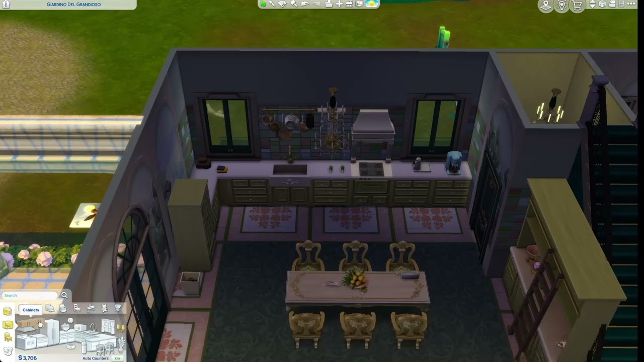 Sims 4 Royalty and Legacy:  (Not) Starter Giardino del Grandioso Redesign