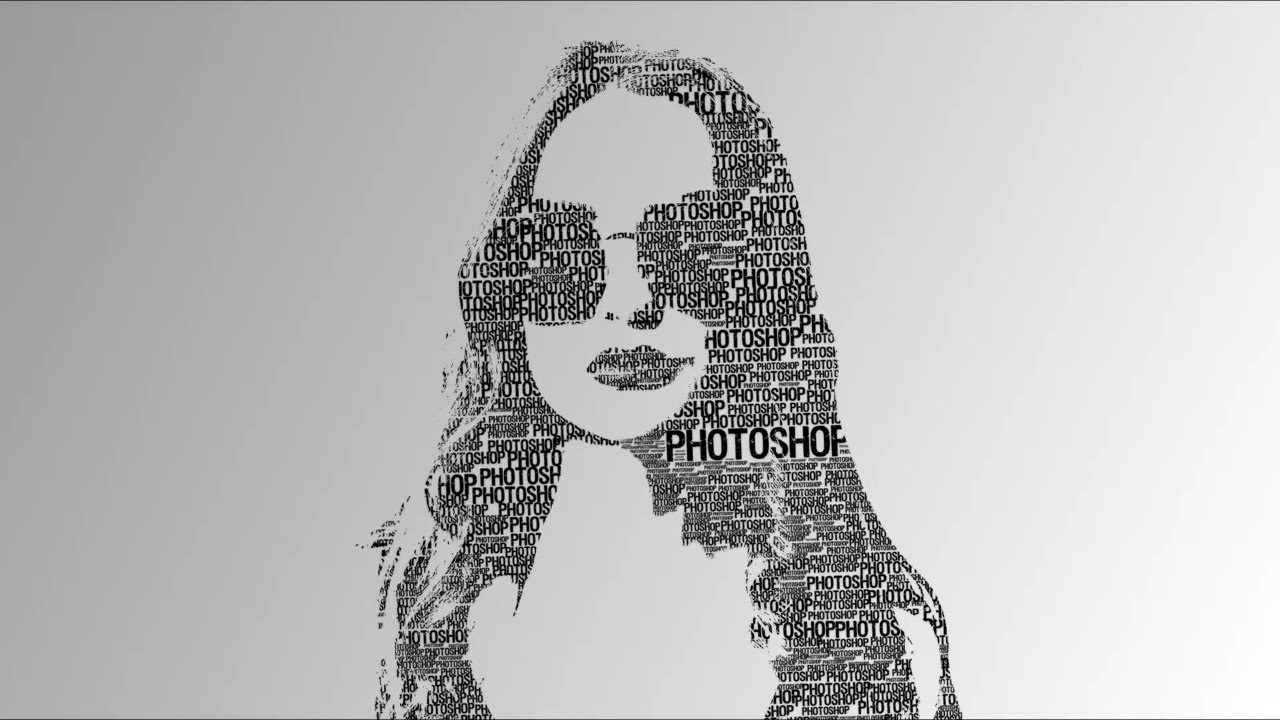 Photoshop'ta Yaratıcı Metin Portresi | Türkçe Photoshop Dersleri