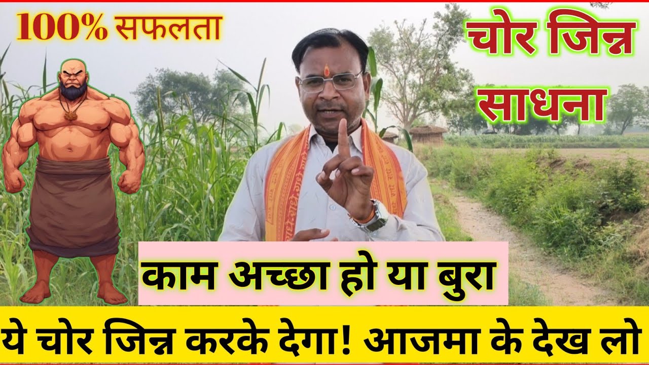 चोर जिन्न की साधना // घर बैठे मालामाल करेगा! आपका अच्छा बुरा हर काम करेगा!