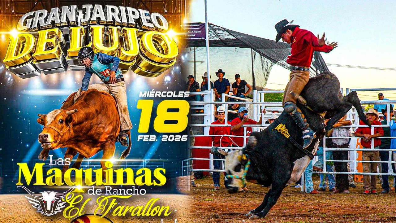 “Gran Jaripeo de Lujo: Las Máquinas Indomables de Rancho El Farallón un Espectáculo Sin Límites”