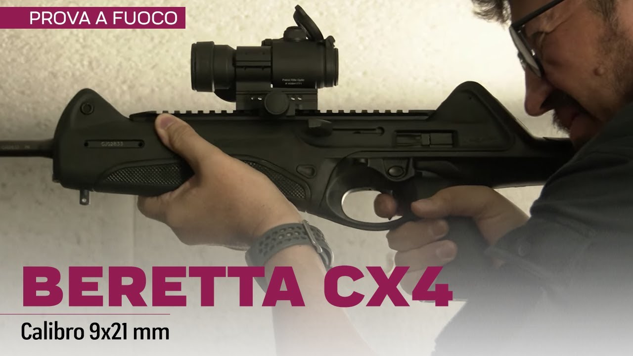 Beretta CX4 cal. 9x21 Imi - Presentazione e prova a fuoco