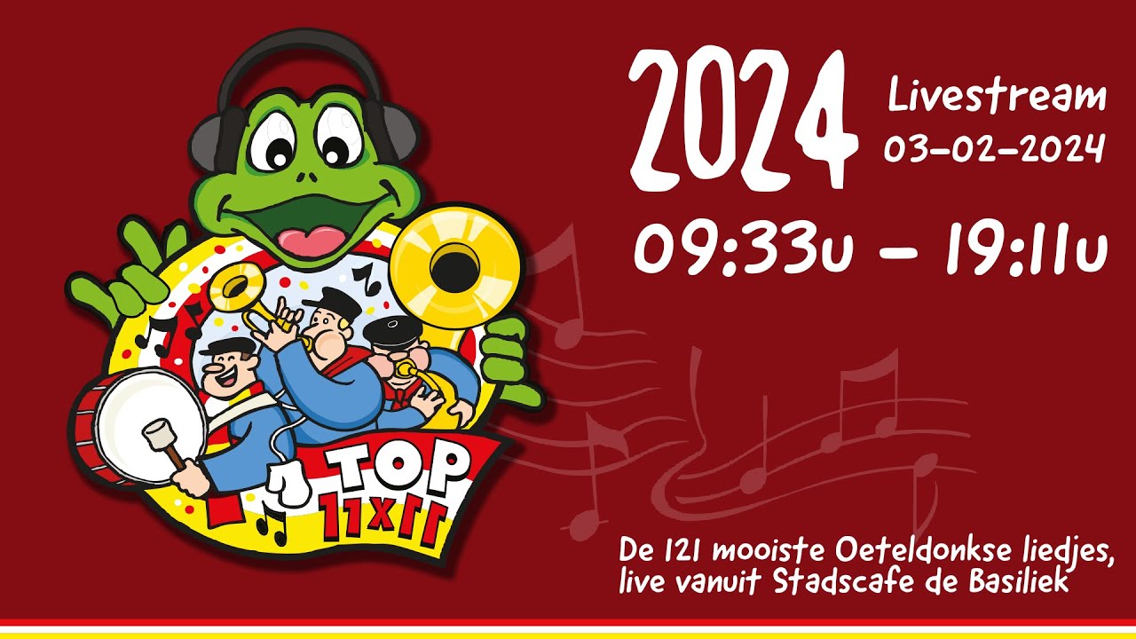 De Oeteldonk Top 11x11 van 2024 - Livestream