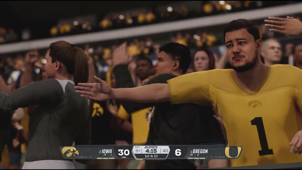 Iowa vs Oregon National Championship 2nd Half